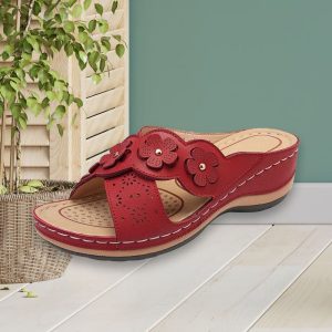 Puck | Comfortabele sleehak slippers