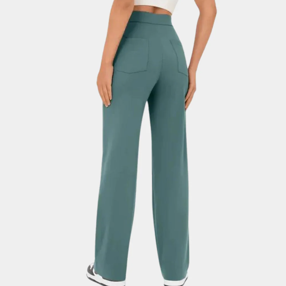 Broek Dames | Hoge Taille Broek | Flatterend Silhouet & All-day Comfort - Afbeelding 4