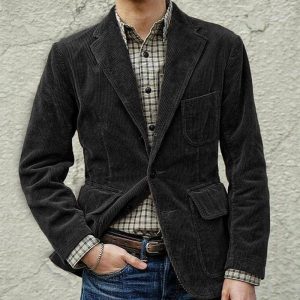 Corduroy Blazer Heren | Met Gilet & Tijdloze Uitstraling