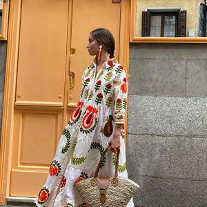Dames Boho Maxi Zomerjurk - Amalia
