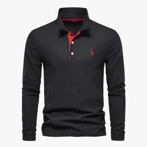 Polo Overhemd Heren | Contrasterend Accent & Strakke Kraaglijn