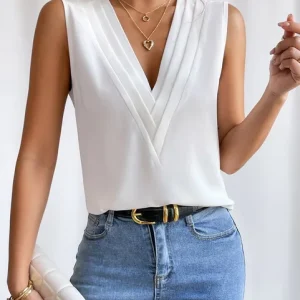 Dorana - Elegante Mouwloze Blouse