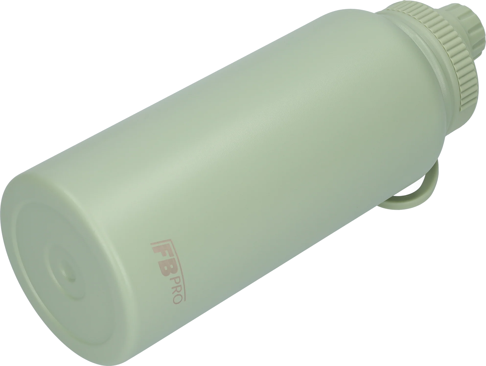 Thermos drinkfles 1 liter met extra dop - Isolerende Waterfles met draaibare drinktuit - Afgewerkt met Poedercoating - Lichtgroen - Afbeelding 9