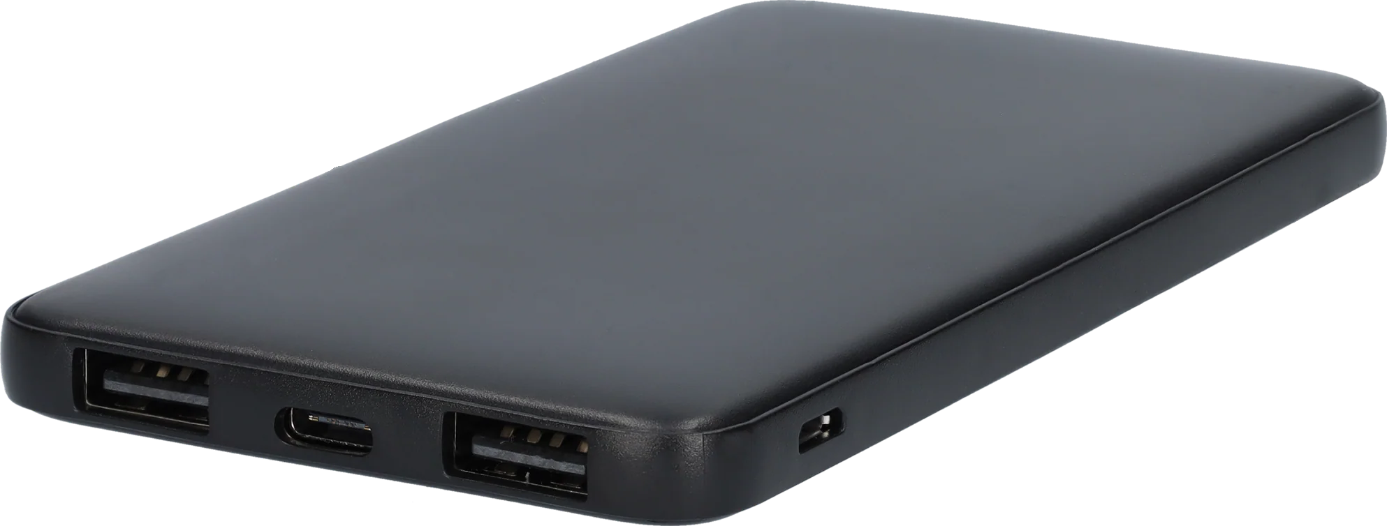Powerbank - Snellader - Fast charger - LED Batterij display - 2-in-1 - 5000mAh - In- en output van 5V - Zwart