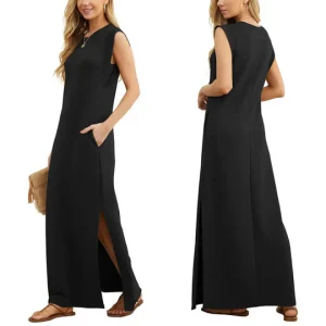 Madilynn - Elegante Mouwloze Maxi Jurk